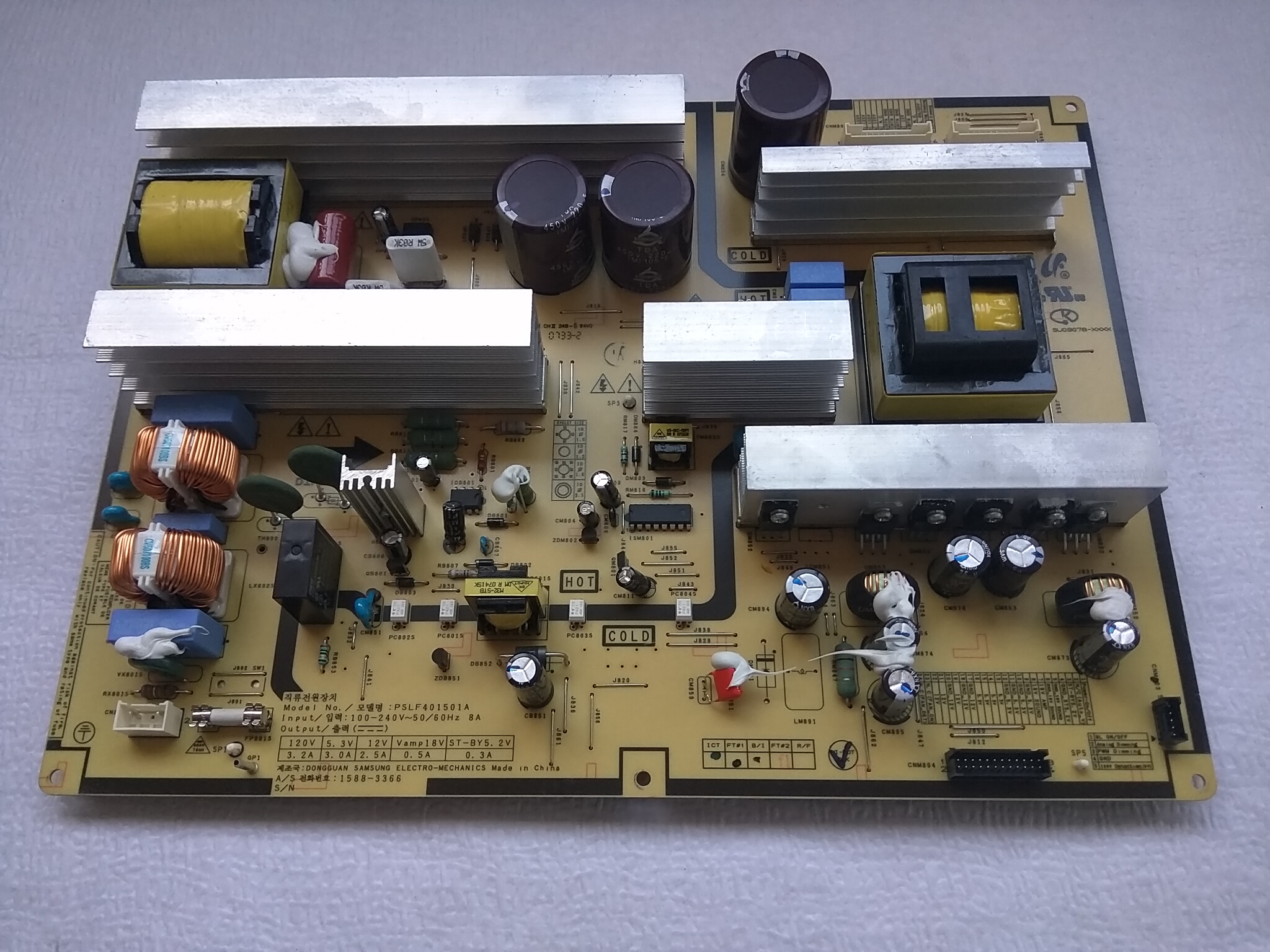 Module d'alimentation pour téléviseur