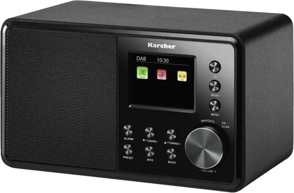 DAB+/UKW-Radio +Wecker